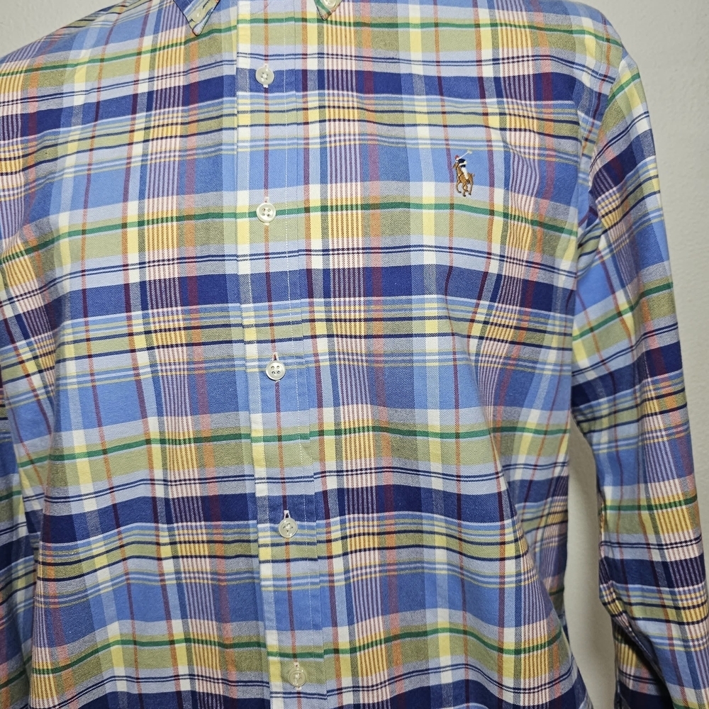 RALPH LAUREN Men's Multicolor Plaid Shirt - Picture 5 of 6